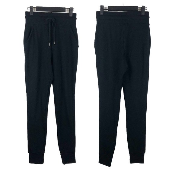 Mono B High Waist Black Jogger Sweat Pants S - Picture 1 of 8